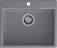 Кухонная мойка GranFest QUARZ GF-UR-658 (темно-серый)