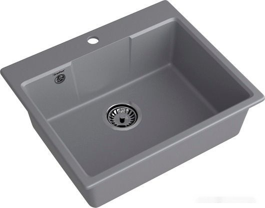 Кухонная мойка GranFest QUARZ GF-UR-658 (темно-серый) Кухонная мойка GranFest QUARZ GF-UR-658 (темно-серый)