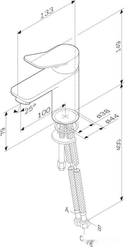 Смеситель Am.Pm X-Joy F85A02122