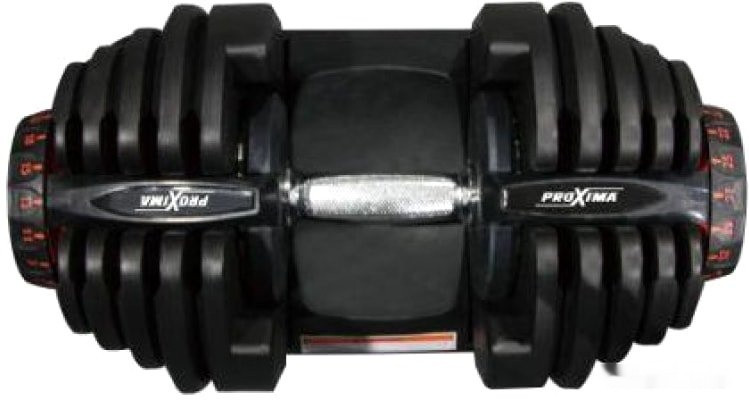 Гантель Proxima Gigant PS-ADB-5K/40K 40 кг Гантель Proxima Gigant PS-ADB-5K/40K 40 кг
