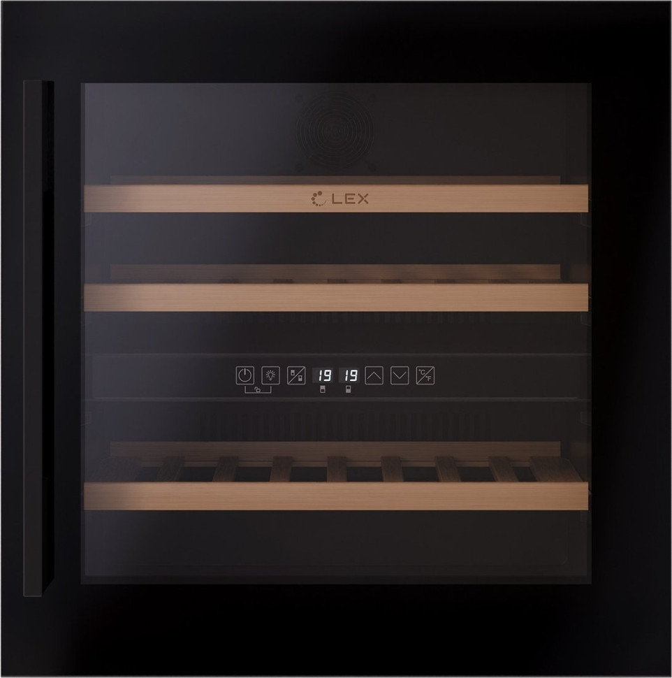 Винный шкаф LEX LWD6036BL Dual Zone Винный шкаф LEX LWD6036BL Dual Zone