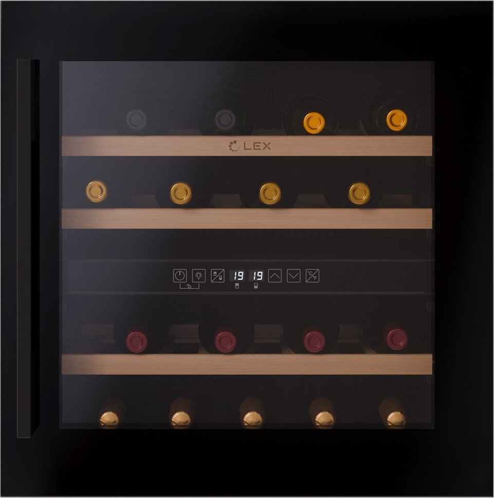 Винный шкаф LEX LWD6036BL Dual Zone Винный шкаф LEX LWD6036BL Dual Zone