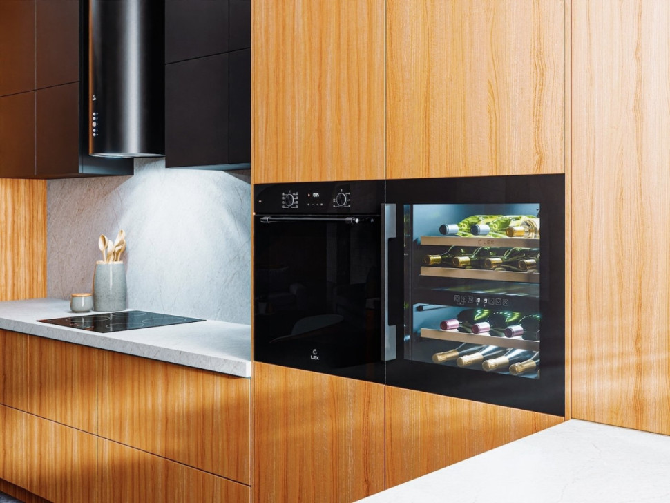 Винный шкаф LEX LWD6036BL Dual Zone Винный шкаф LEX LWD6036BL Dual Zone