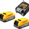 Аккумулятор для инструмента DeWALT DCB1102E2 (18В/2x1.7 Ач + 12-18В) Аккумулятор для инструмента DeWALT DCB1102E2 (18В/2x1.7 Ач + 12-18В)