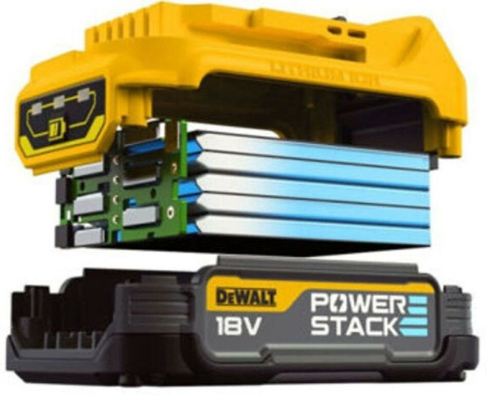 Аккумулятор для инструмента DeWALT DCB1102E2 (18В/2x1.7 Ач + 12-18В) Аккумулятор для инструмента DeWALT DCB1102E2 (18В/2x1.7 Ач + 12-18В)