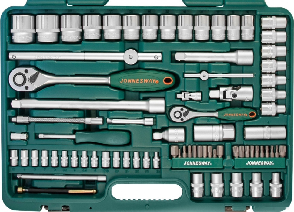 Универсальный набор инструментов Jonnesway S04H624101SA (101 предмет) Универсальный набор инструментов Jonnesway S04H624101SA (101 предмет)