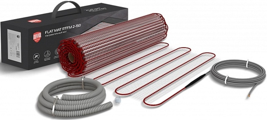 Теплый пол Royal Thermo Flat Mat RTFM 2-150-3 3 кв.м. 450 Вт Теплый пол Royal Thermo Flat Mat RTFM 2-150-3 3 кв.м. 450 Вт