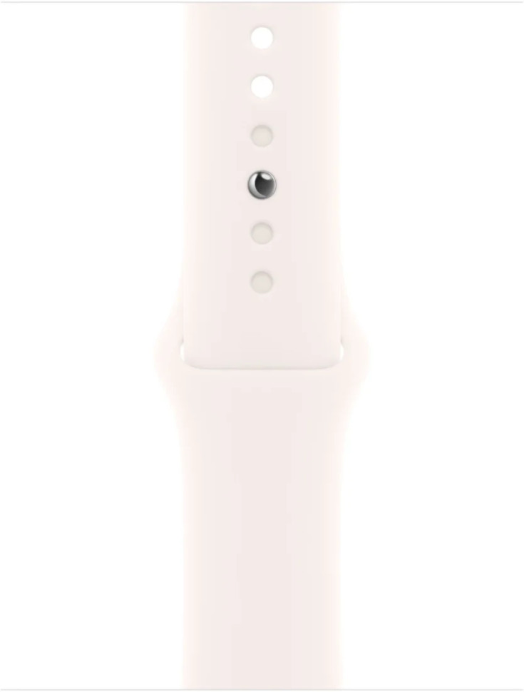 Умные часы Apple Watch Series 11 46 мм (алюминиевый корпус, розовое золото/легкие румяна, спортивный силиконовый ремешок S/M)