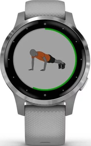 Умные часы Garmin Vivoactive 4s (серый/серебристый)