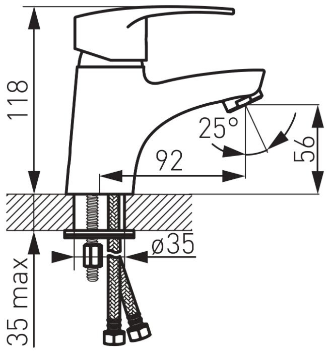 Смеситель Ferro Brado BBO2 Смеситель Ferro Brado BBO2