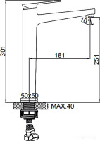 Смеситель Ledeme L1178