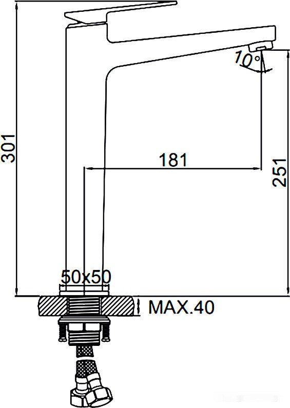 Смеситель Ledeme L1178
