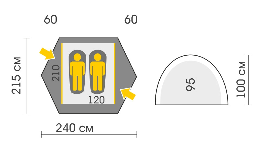 Палатка Talberg Forest pro 2 Палатка Talberg Forest pro 2