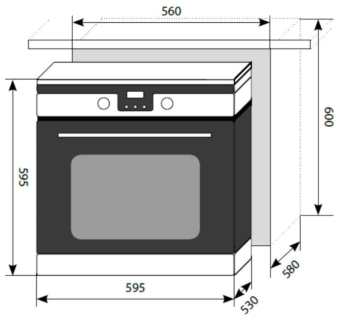 Духовой шкаф LEX EDP 092 WH Духовой шкаф LEX EDP 092 WH
