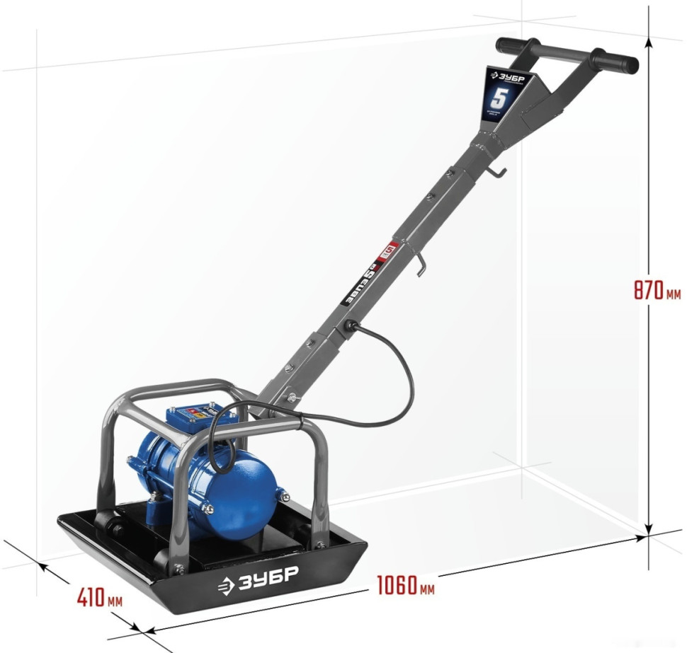 Виброплита ЗУБР ЗВПЭ-5 Г