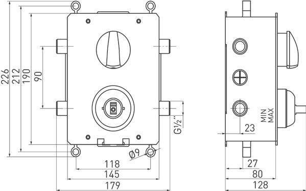 Смеситель Ferro BOX050R Смеситель Ferro BOX050R
