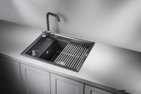 Кухонная мойка Granula KS-6004 (черный)