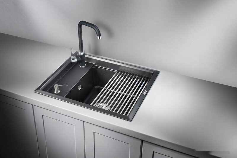Кухонная мойка Granula KS-6004 (черный) Кухонная мойка Granula KS-6004 (черный)