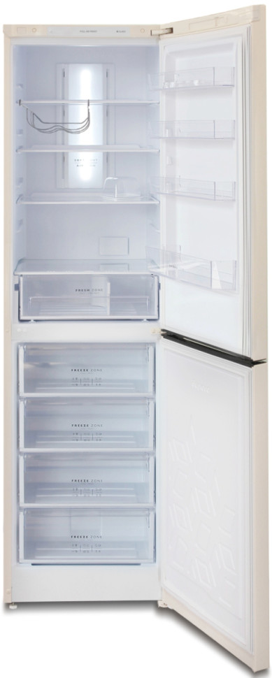 Холодильник с морозильником Бирюса G980NF