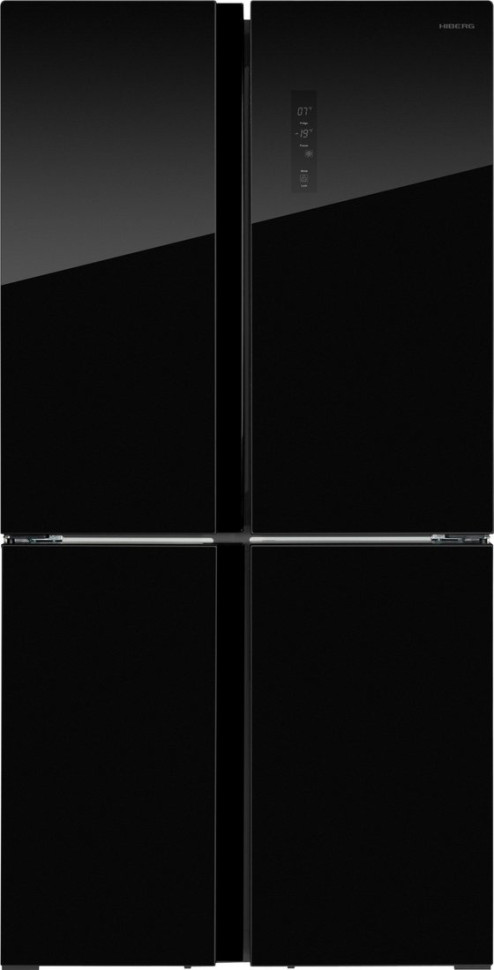 Четырёхдверный холодильник HIBERG RFQ-555DX NFGB Inverter