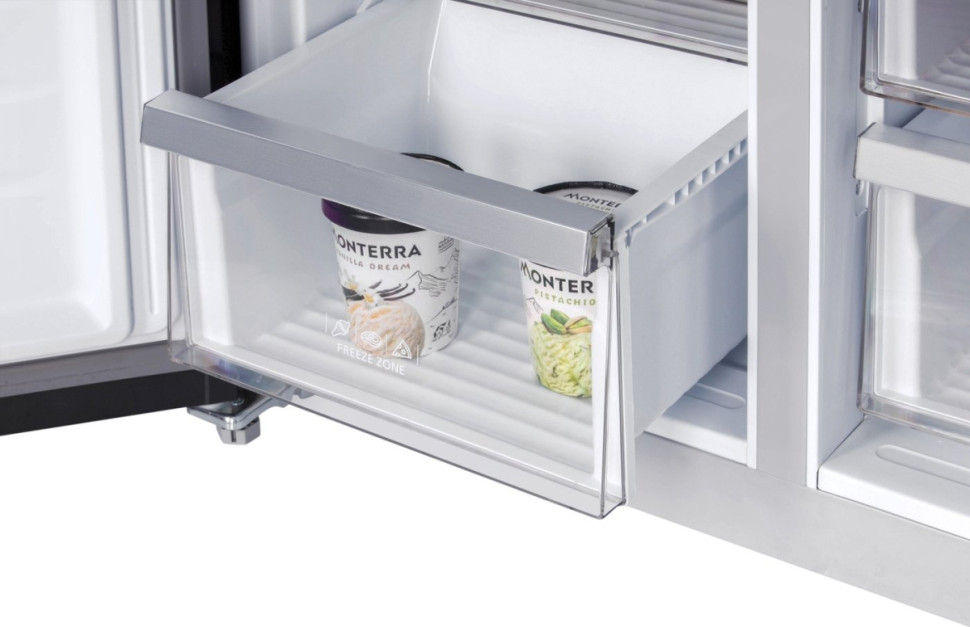 Четырёхдверный холодильник HIBERG RFQ-555DX NFGB Inverter Четырёхдверный холодильник HIBERG RFQ-555DX NFGB Inverter