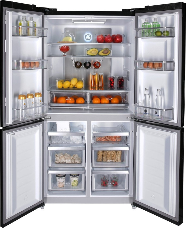 Четырёхдверный холодильник HIBERG RFQ-555DX NFGB Inverter Четырёхдверный холодильник HIBERG RFQ-555DX NFGB Inverter