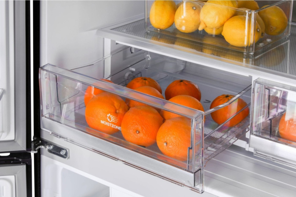 Четырёхдверный холодильник HIBERG RFQ-555DX NFGB Inverter Четырёхдверный холодильник HIBERG RFQ-555DX NFGB Inverter