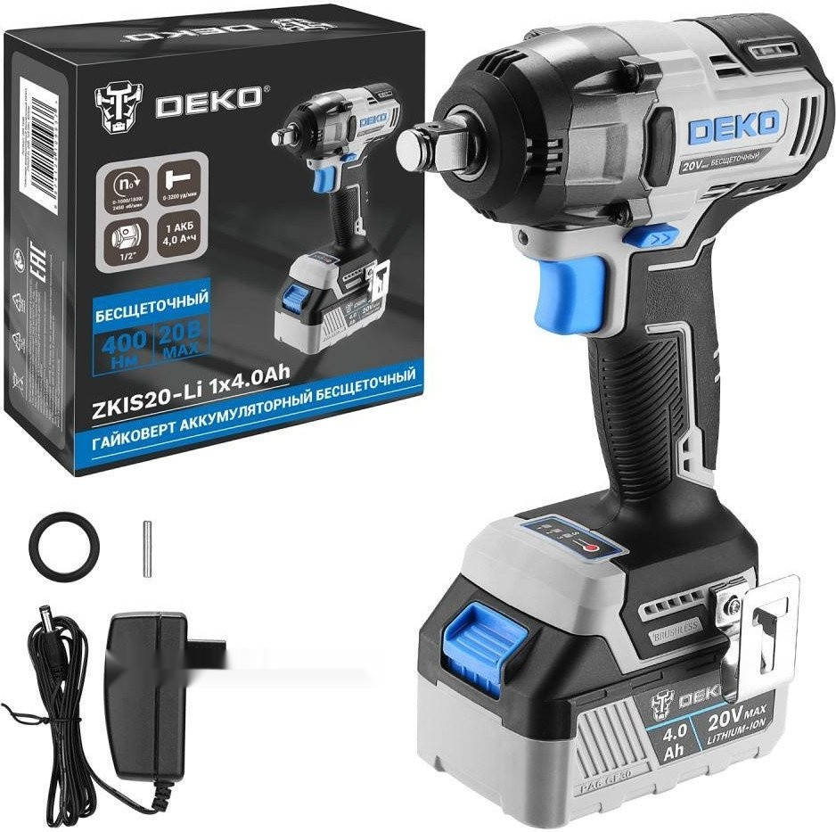 Гайковерт Deko ZKIS20-Li 084-1046 (с 1-им АКБ) Гайковерт Deko ZKIS20-Li 084-1046 (с 1-им АКБ)