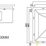 Кухонная мойка ARFEKA ECO AR 550*450 SATIN DECOR Кухонная мойка ARFEKA ECO AR 550*450 SATIN DECOR