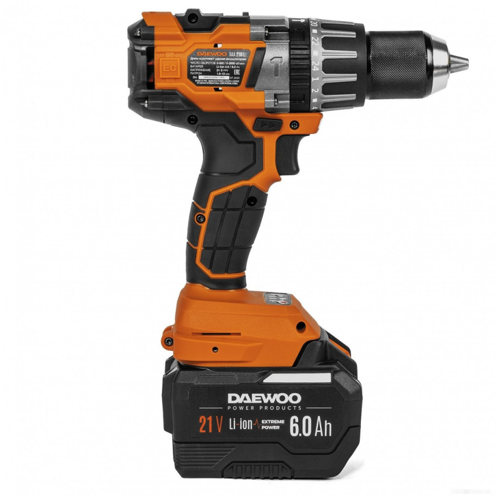 Ударная дрель-шуруповерт Daewoo Power DAA 2161Li (с 2-мя АКБ, кейс) Ударная дрель-шуруповерт Daewoo Power DAA 2161Li (с 2-мя АКБ, кейс)