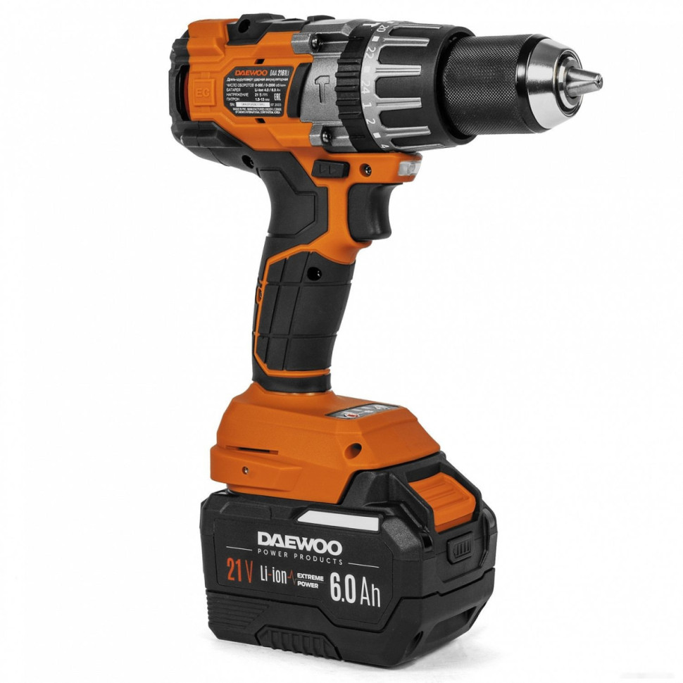 Ударная дрель-шуруповерт Daewoo Power DAA 2161Li (с 2-мя АКБ, кейс) Ударная дрель-шуруповерт Daewoo Power DAA 2161Li (с 2-мя АКБ, кейс)