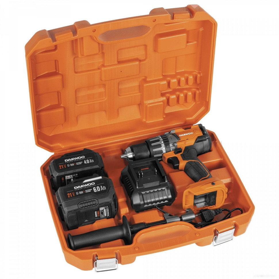 Ударная дрель-шуруповерт Daewoo Power DAA 2161Li (с 2-мя АКБ, кейс) Ударная дрель-шуруповерт Daewoo Power DAA 2161Li (с 2-мя АКБ, кейс)