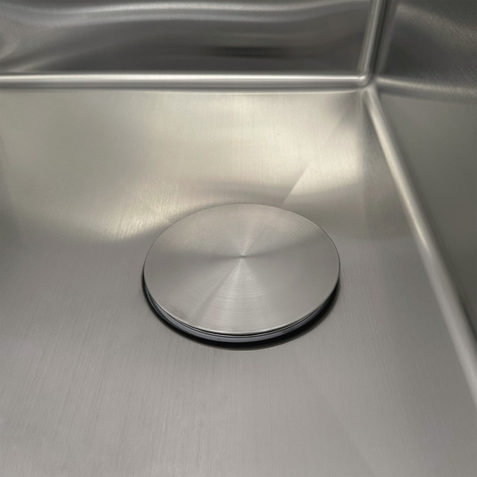 Кухонная мойка Roxen Simple 560220-45 сатин Кухонная мойка Roxen Simple 560220-45 сатин