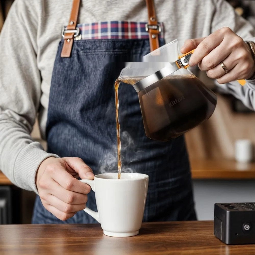 Пуровер-кофеварка Kitfort KT-7570 Пуровер-кофеварка Kitfort KT-7570