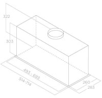 Вытяжка Elica Lane BL MAT/A/52 PRF0165830