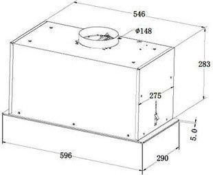 Вытяжка Zorg Neve 1260 60 S-GC (белый)