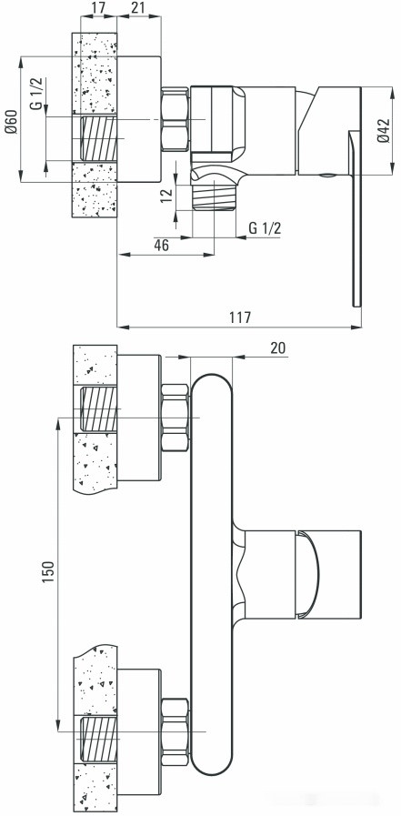 Смеситель Deante Alpinia BGA 040M