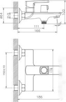Смеситель Haiba HB60176 (хром)