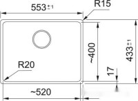 Кухонная мойка Franke MRG 110-52 125.0696.178 (серый)