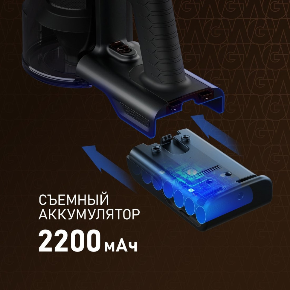 Пылесос Weissgauff V15 BLDC 250 Nero Turbo Пылесос Weissgauff V15 BLDC 250 Nero Turbo