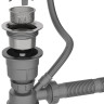 Кухонная мойка Roxen Uno 560210-54-GR сатин/текстурная (с ролл-матом и дозатором)