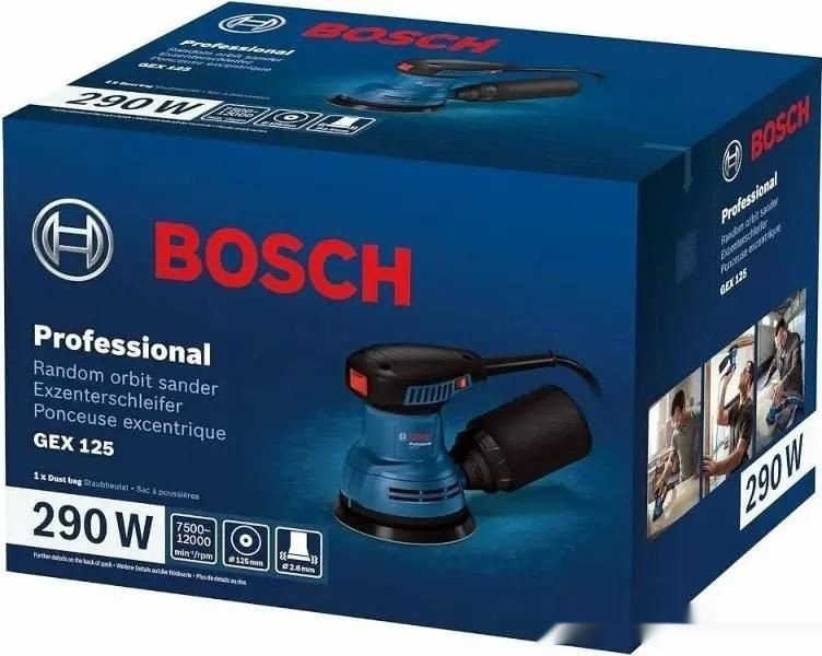 Шлифовальная машина Bosch GEX 125 06013A8020 Шлифовальная машина Bosch GEX 125 06013A8020