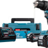Ударная дрель-шуруповерт Makita HP002GD201 (с 2-мя АКБ, кейс)