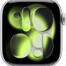 Умные часы Apple Watch Series 11 46 мм (алюминиевый корпус, серебристый/фиолетовый туман, спортивный силиконовый ремешок M/L)