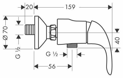 Смеситель Hansgrohe Focus E 31760000 Смеситель Hansgrohe Focus E 31760000