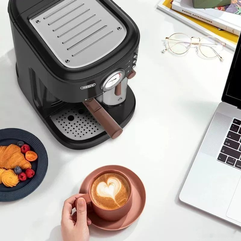 Рожковая кофеварка Hibrew CM5411A-GS (черный) Рожковая кофеварка Hibrew CM5411A-GS (черный)