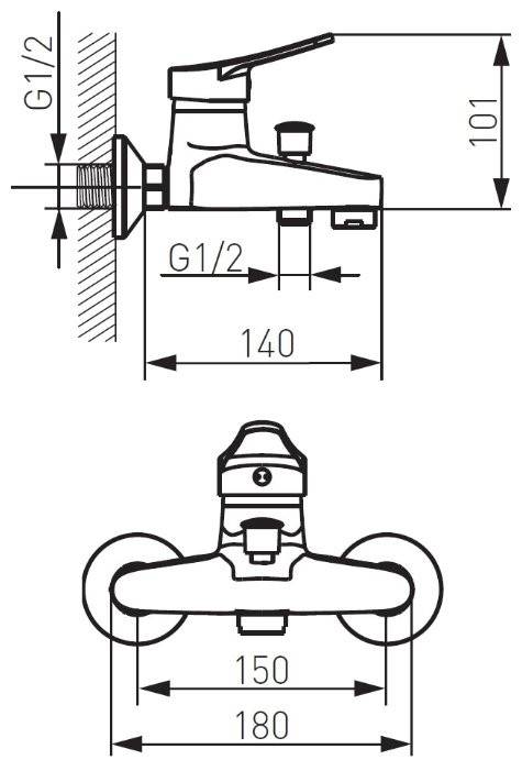 Смеситель Ferro Deco BDC11