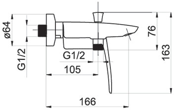 Смеситель Rubineta Aero-10 Смеситель Rubineta Aero-10