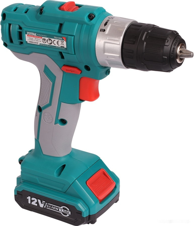 Дрель-шуруповерт Total TDLI1222 (с 2-мя АКБ, кейс) Дрель-шуруповерт Total TDLI1222 (с 2-мя АКБ, кейс)