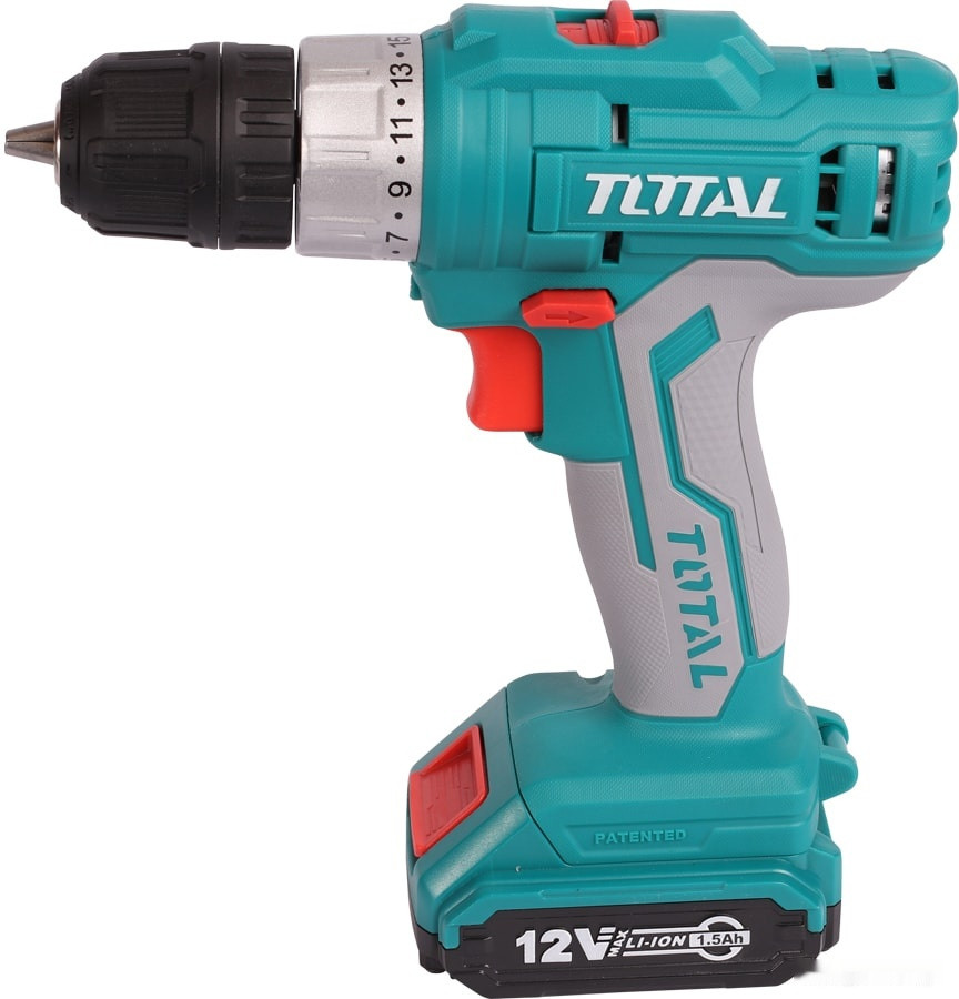 Дрель-шуруповерт Total TDLI1222 (с 2-мя АКБ, кейс) Дрель-шуруповерт Total TDLI1222 (с 2-мя АКБ, кейс)